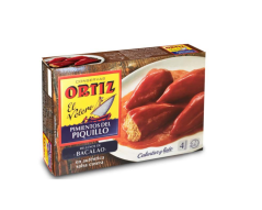 Ortiz Piquillo Peppers Stuffed with Cod - papryczki piquillo nadziewane dorszem (15%) 300 g