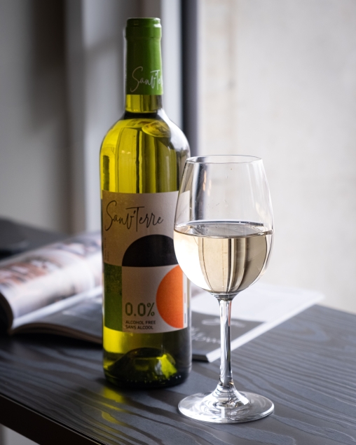 Sauv’Terre Blanc White (sauvignon blanc) 0.0% - francuskie białe wino bezalkoholowe