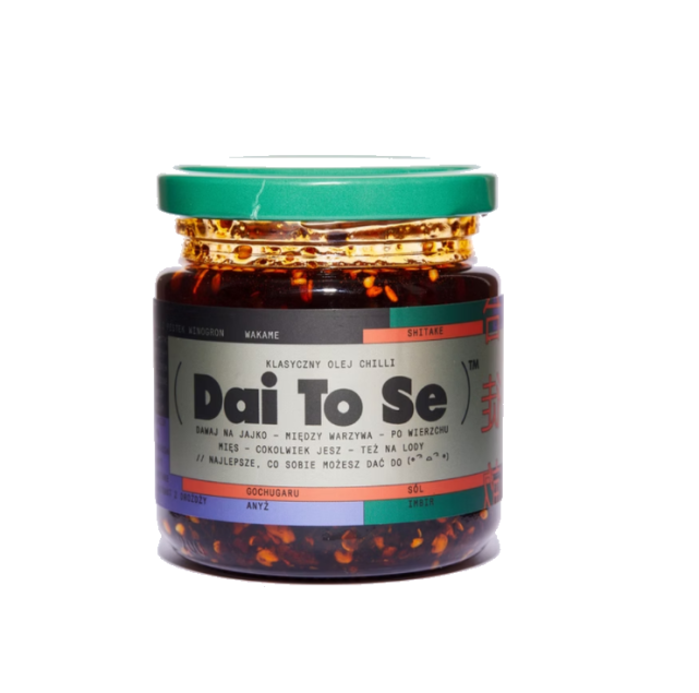Dai To Se azjatycki olej klasyczny z koreańską papryką chilli i orzeszkami ziemnymi 160 g