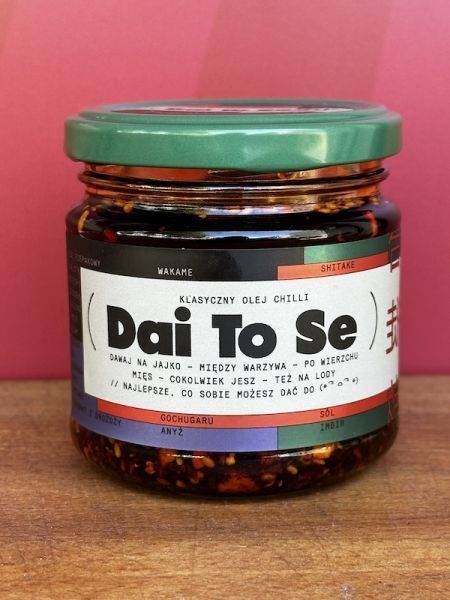 Dai To Se azjatycki olej klasyczny z koreańską papryką chilli i orzeszkami ziemnymi 160 g