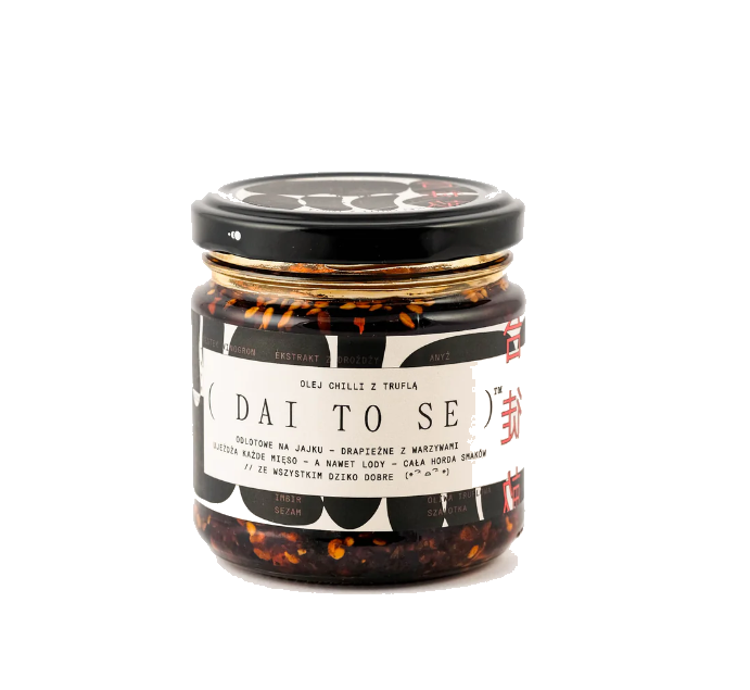 Dai To Se azjatycki olej chilli z czarną truflą 160 g