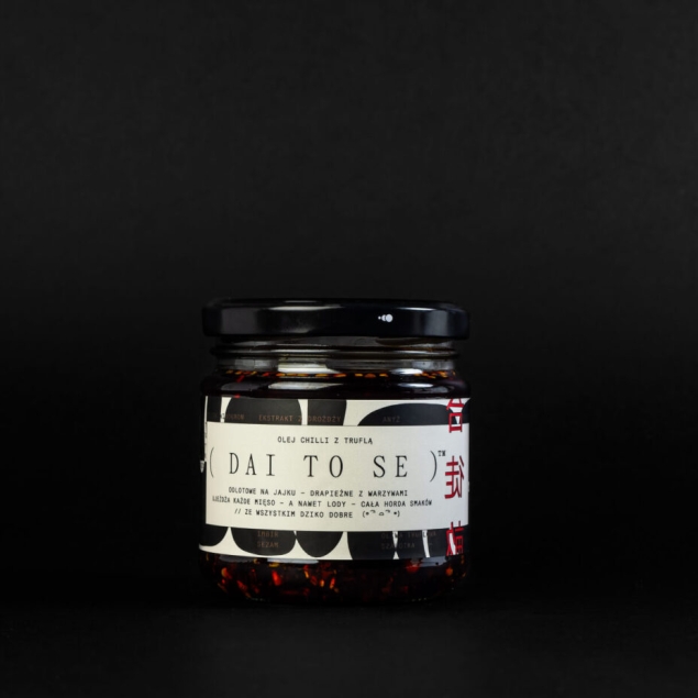 Dai To Se azjatycki olej chilli z czarną truflą 160 g