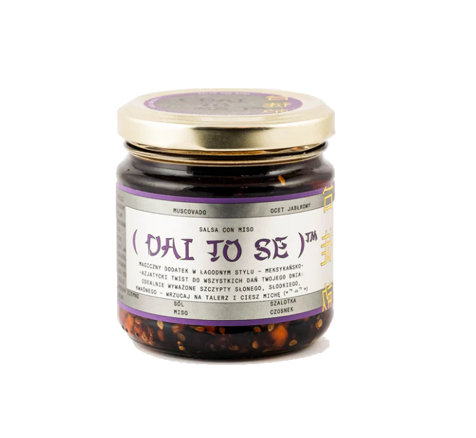 Dai To Se Salsa Con Miso - azjatycki olej chilli z pastą miso (łagodny) 160 g