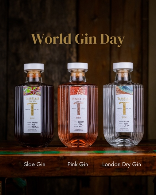 Tessellis Distillery Sloe Gin 35% - polski gin, likier tarninowy 0,7 l