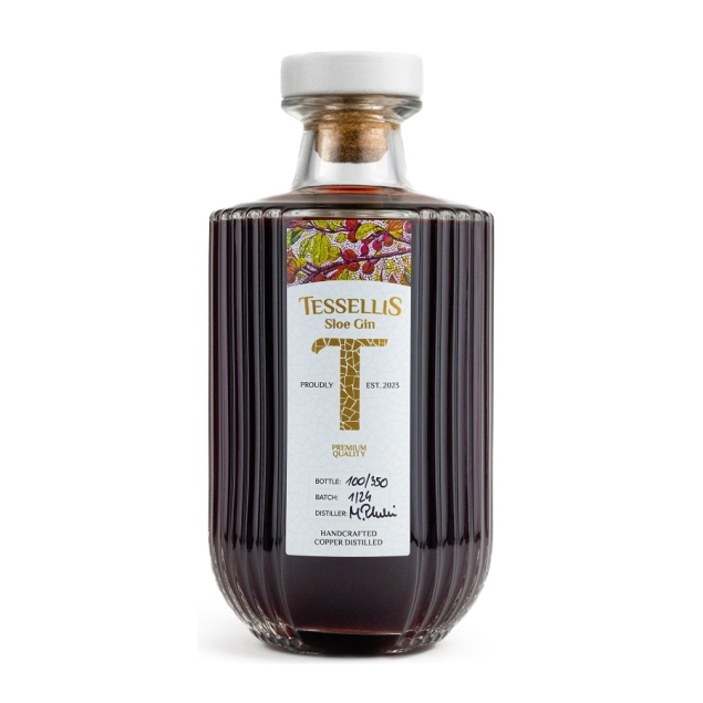 Tessellis Distillery Sloe Gin 35% - polski gin, likier tarninowy 0,7 l