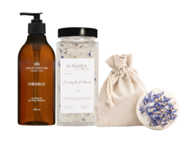 La Bomba & Ministerstwo Dobrego Mydła - zestaw relaksacyjny, kąpielowy do ciała (3 sztuki)