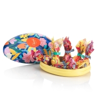 Venchi Easter Egg Metal Tin Teresa Rego Collection – czekoladowe jajeczka premium 77 g