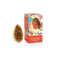 Venchi Gourmet Egg Salted Nuts & White Chocolate -  białe jajko z solonymi orzechami 500 g