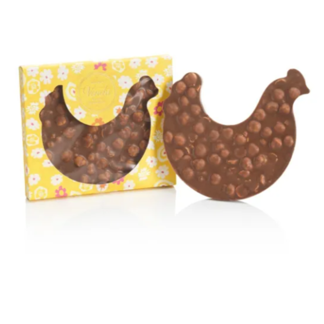 Venchi Brutto Buono Hen Milk Chocolate With Hazelnut - mleczna czekolada z orzechami laskowymi z Piemontu 160 g