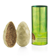 Venchi Pistachio Chocoviar Egg In Metal Tin - jajko z białą czekoladą i pastą pistacjową, solone pistacje 330 g