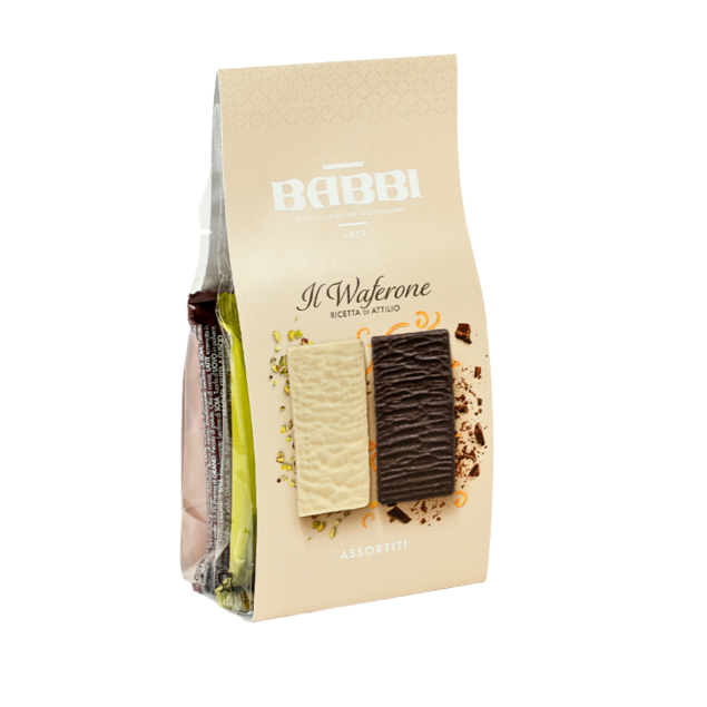 Babbi Il Waferone Dolci Pensieri Assortiti - mix wafli w różnych smakach 180 g
