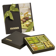 Babbi La Collezione Pistacchio - zestaw wafelków i pralin pistacjowych w kartonie prezentowym 227 g