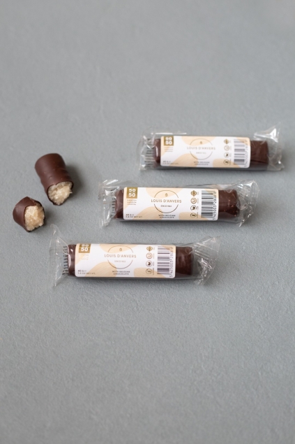 Massepain Sleeubus Louis d'Anvers Marzipan with Belgian Chocolate 50/50 - baton marcepanowy w belgijskiej czekoladzie 100 g