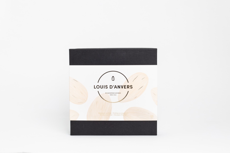 Massepain Sleeubus Louis d’Anvers Marzipan Pralines in Belgian Chocolate - praliny z marcepanem w belgijskiej czekoladzie 400 g