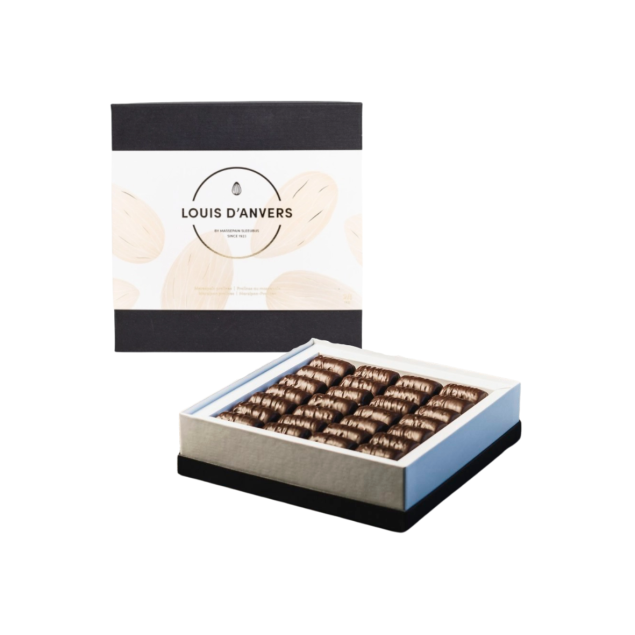 Massepain Sleeubus Louis d’Anvers Marzipan Pralines in Belgian Chocolate - praliny z marcepanem w belgijskiej czekoladzie 400 g