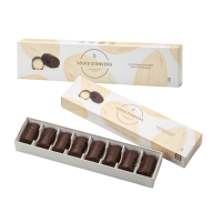 Massepain Sleeubus Louis d'Anvers Dark Belgian Chocolates filled with marzipan (8 pcs) - zestaw belgijskich pralin marcepanowych 112 g