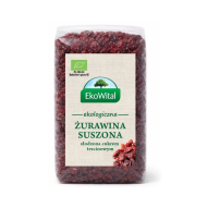 EkoWital ekologiczna żurawina suszona (słodzona cukrem trzcinowym) BIO 125 g