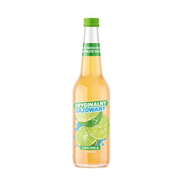 Oryginalny Sok Napój gazowany - jabłko i limonka NFC 275 ml