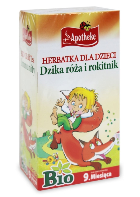 Apotheke Herbatka Dla Dzieci - Dzika Róża I Rokitnik Bio 20 X 1,5 G