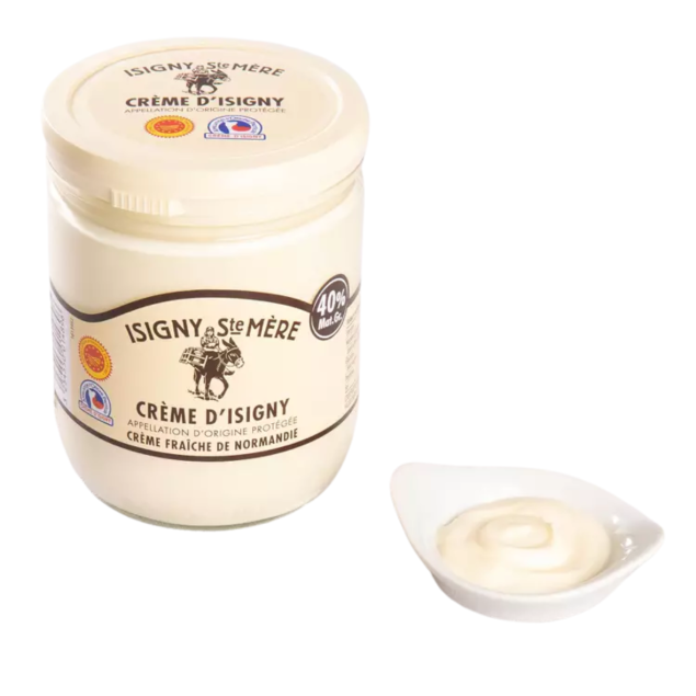 Isigny Ste Mère Cream Fraich Creme AOP 40% Cremiere - kremowa śmietana 40% 400 ml