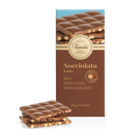 Venchi Milk Cocholate with hazelnuts Maxi Bar - duża czekolada mleczna z orzechami z Piemontu IGP 600 g