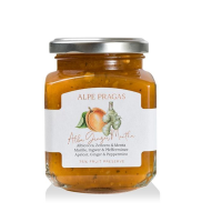 Alpe Pragas Apricot, Ginger & Peppermint - konfitura morela, imbir i mięta pieprzowa 335 g