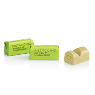 Venchi Ingot Pistachio Gourmet - biała czekoladka z prażonymi pistacjami 15 g (1 sztuka)