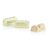 Venchi Ingot White & Nuts - biała czekoladka z lekko solonymi orzechami 15 g (1 sztuka)