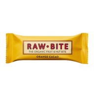 Rawbite Orange Cacao - baton pomarańcza - kakao BIO 50 g