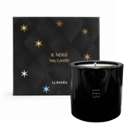 La Bomba Il Neige Candle - naturalna świeca sojowa kadzidło, piżmo i frezja 150 g