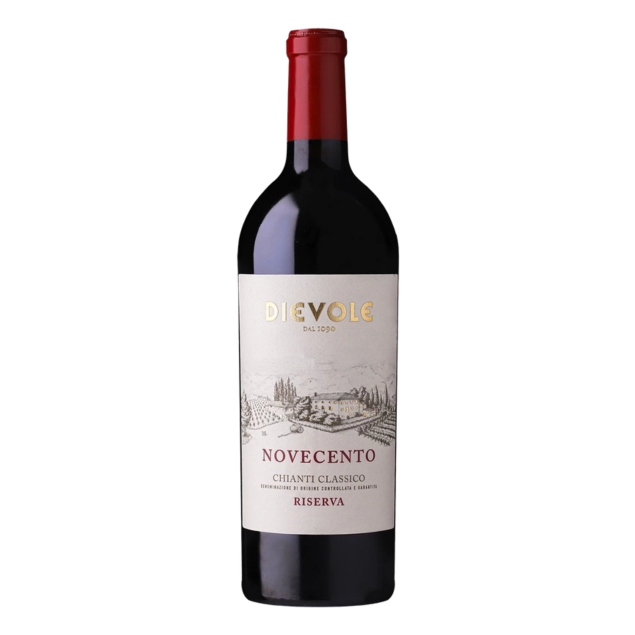 Chianti Classico Riserva Dievole Novecento 14,5% - czerwone wino wytrawne z Toskanii 0,75 L