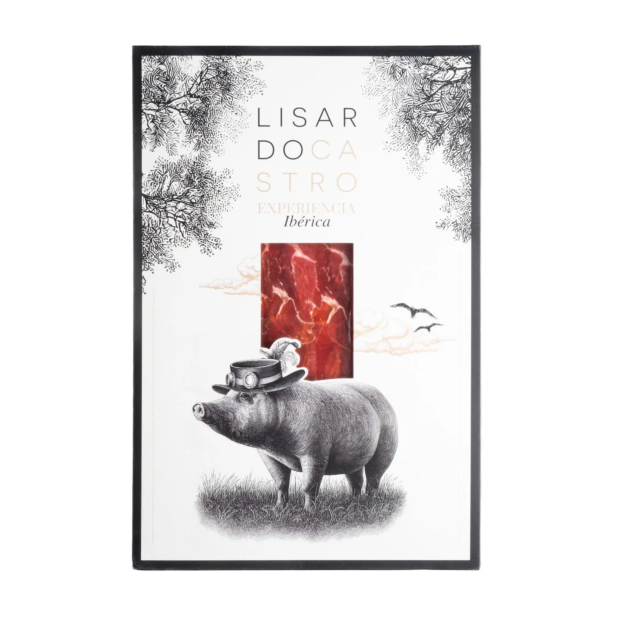 Lisardo Castro Iberian cebo campo - szynka wieprzowa Cebo Campo w plastrach 50% rasy iberyjskiej 100 g