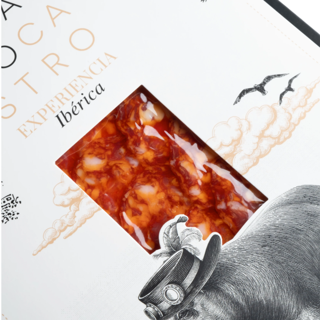 Lisardo Castro Iberian acorn fed chorizo - hiszpańska kiełbasa dojrzewająca z dodatkiem słodkiej podwędzanej papryki 100 g