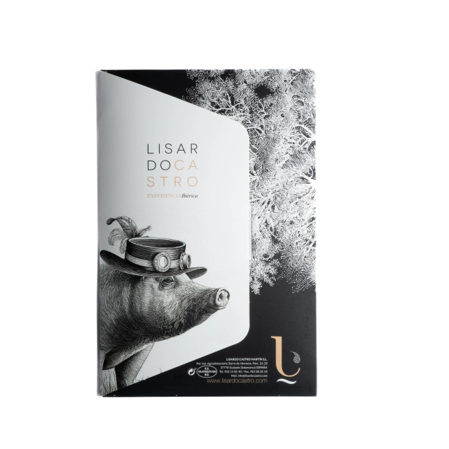 Lisardo Castro Iberian acorn fed salchichon - hiszpańska dojrzewająca kiełbasa iberyjska w plastrach 100 g