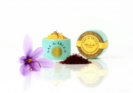 Sal de Ibiza Fleur de Sel Azafran - sól morska z szafranem mini słoiczek 28,35 g