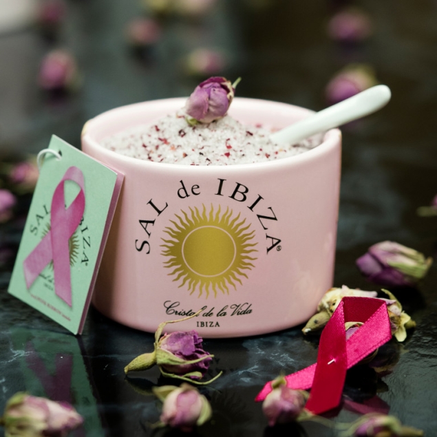 Sal de Ibiza Fleur de Sel La Vie en Rose - sól morska w ceramicznym słoiczku 140 g