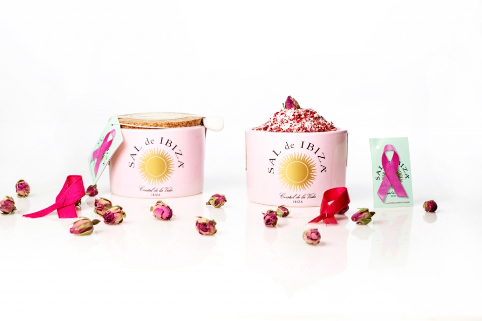 Sal de Ibiza Fleur de Sel La Vie en Rose - sól morska w ceramicznym słoiczku 140 g