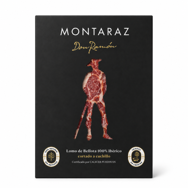 Montaraz Lomo de Bellota 100% Ibérico - krojony schab iberyjski 100 g