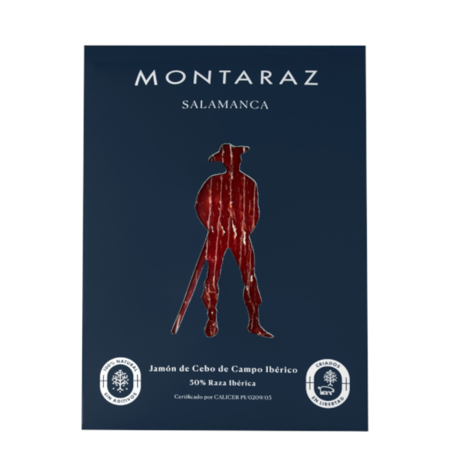 Montaraz Jamón de Cebo de Campo Ibérico - krojona szynka iberyjska 100 g