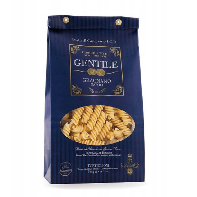 Pastificio Gentile Tortiglioni makaron Pasta di Gragnano IGP 500 g