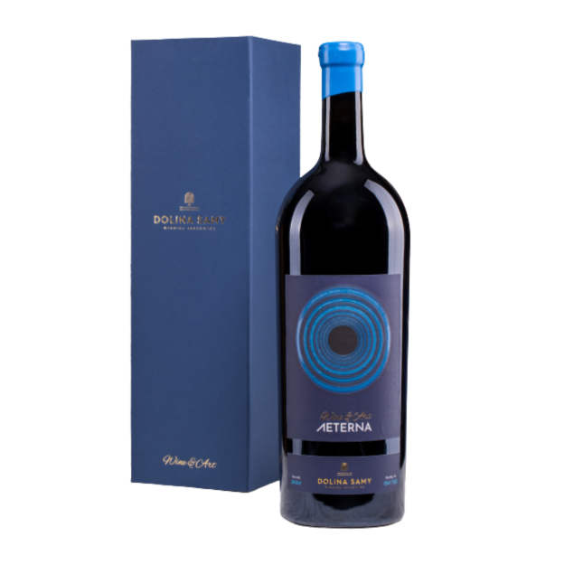 Dolina Samy Aeterna 10,5% - wino czerwone kolekcjonerskie z limitowanej edycji „Wine & Art” 3 L