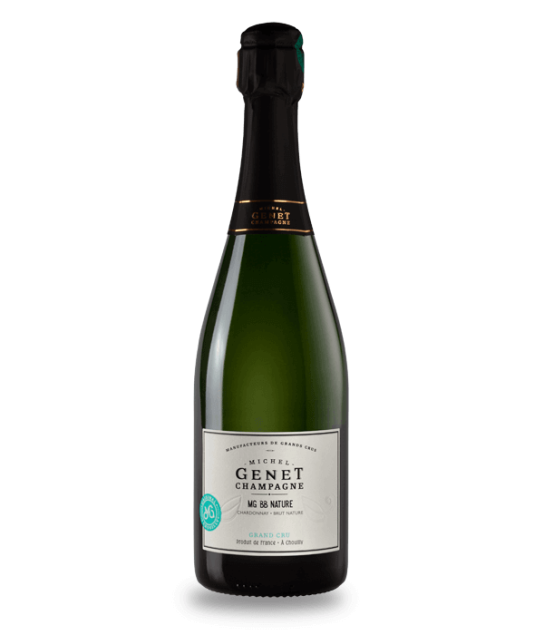 Michel Genet Champagne BB Nature Brut Grand Cru 12,5% – biały szampan z Francji 0,75L