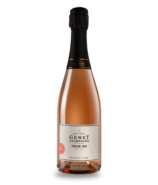 Michel Genet Champagne Red Blend 9208 12,5% – różowy wytrawny szampan z Francji 0,75 L