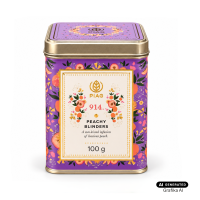 Piag Tea Peachy Blinders N°914 – aromatyzowana herbata o brzoskwiniowym charakterze w eleganckiej puszce 100 g