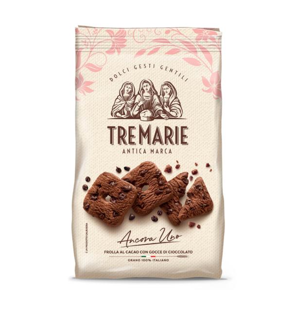 Tre Marie Frolla al Cacao con Gocce di Cioccolato – ciastka kakaowe z kawałkami czekolady 315 g
