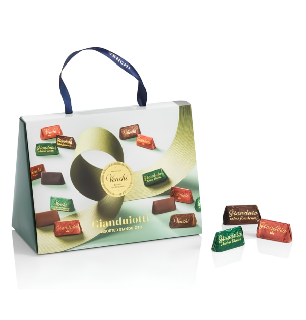 Venchi Gianduiotti Gift Bag - torebka prezentowa z włoskimi pralinami gianduia 150 g