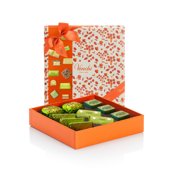 Venchi Pistachio Selection Core Collection - zestaw włoskich pralin pistacjowych 128 g