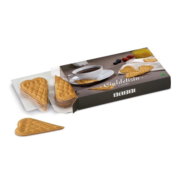 Babbi Cuori Piccoli Piaceri - włoskie wafle w kształcie serca (12 sztuk)