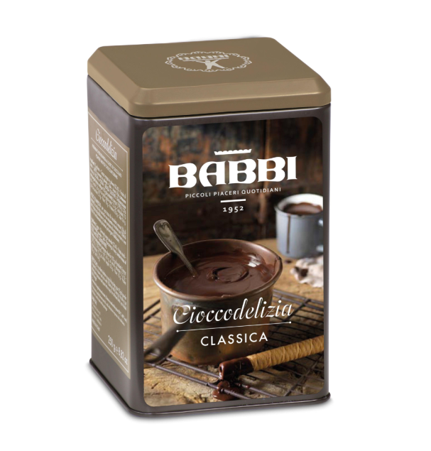 Babbi Cioccodelizia Piccoli Piaceri Classica - włoska czekolada do picia, w puszce 250 g