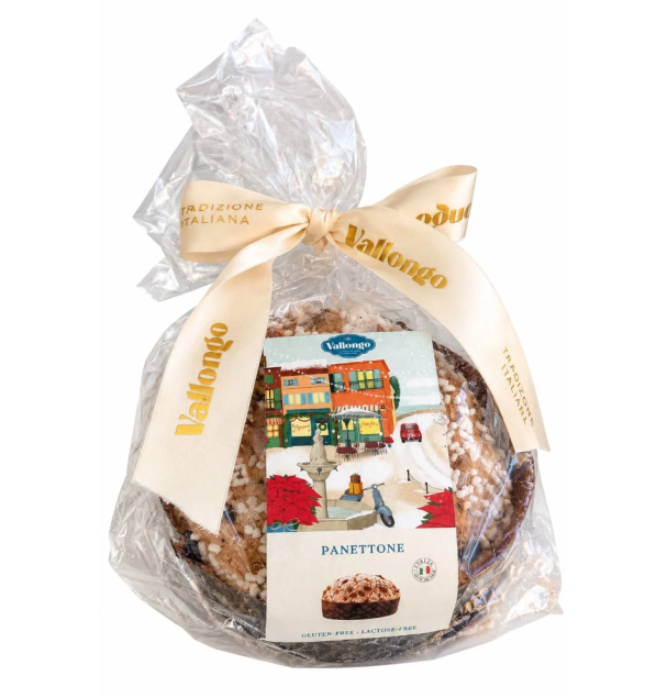 Vallongo Panettone – klasyczne ciasto z glazurą w prezentowym opakowaniu 1 kg